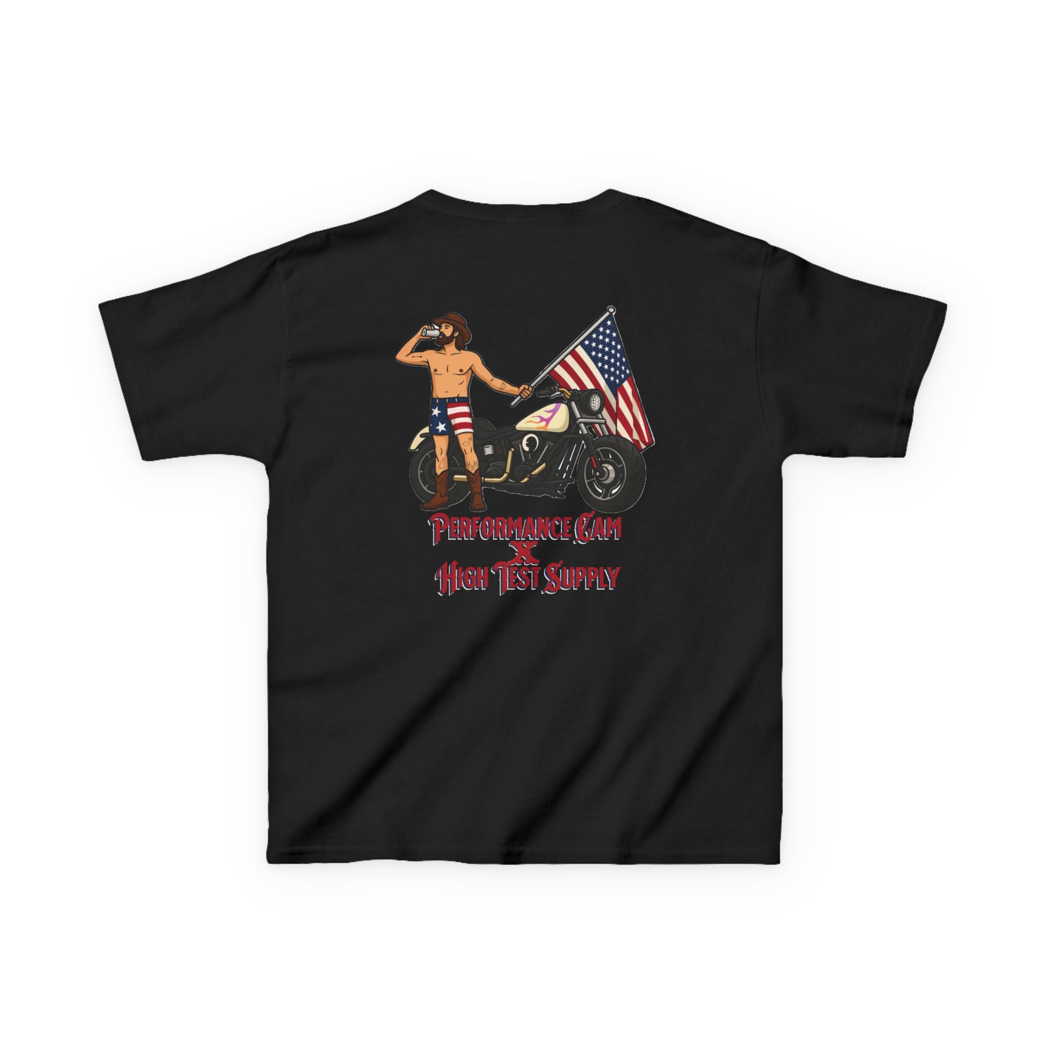 Kids Performance Cam American BA Tee