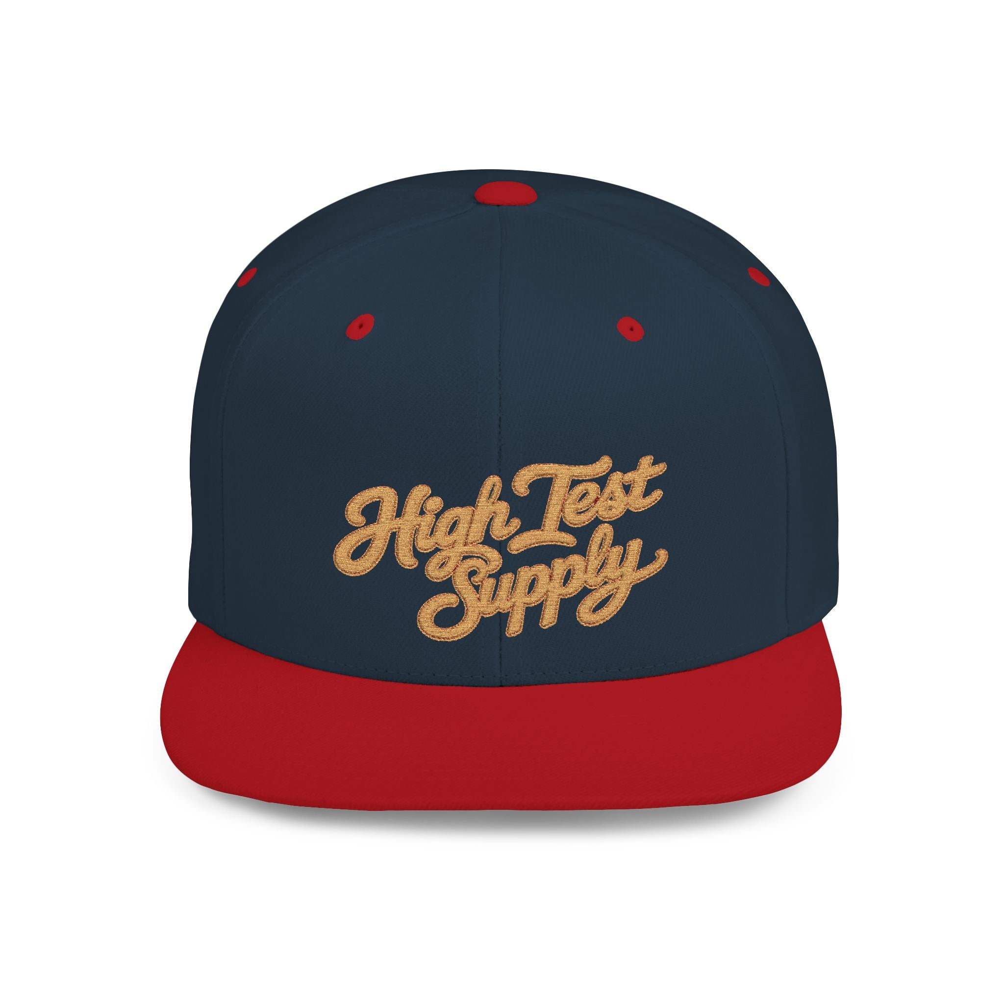 High Test Gold Flat Bill Snapback