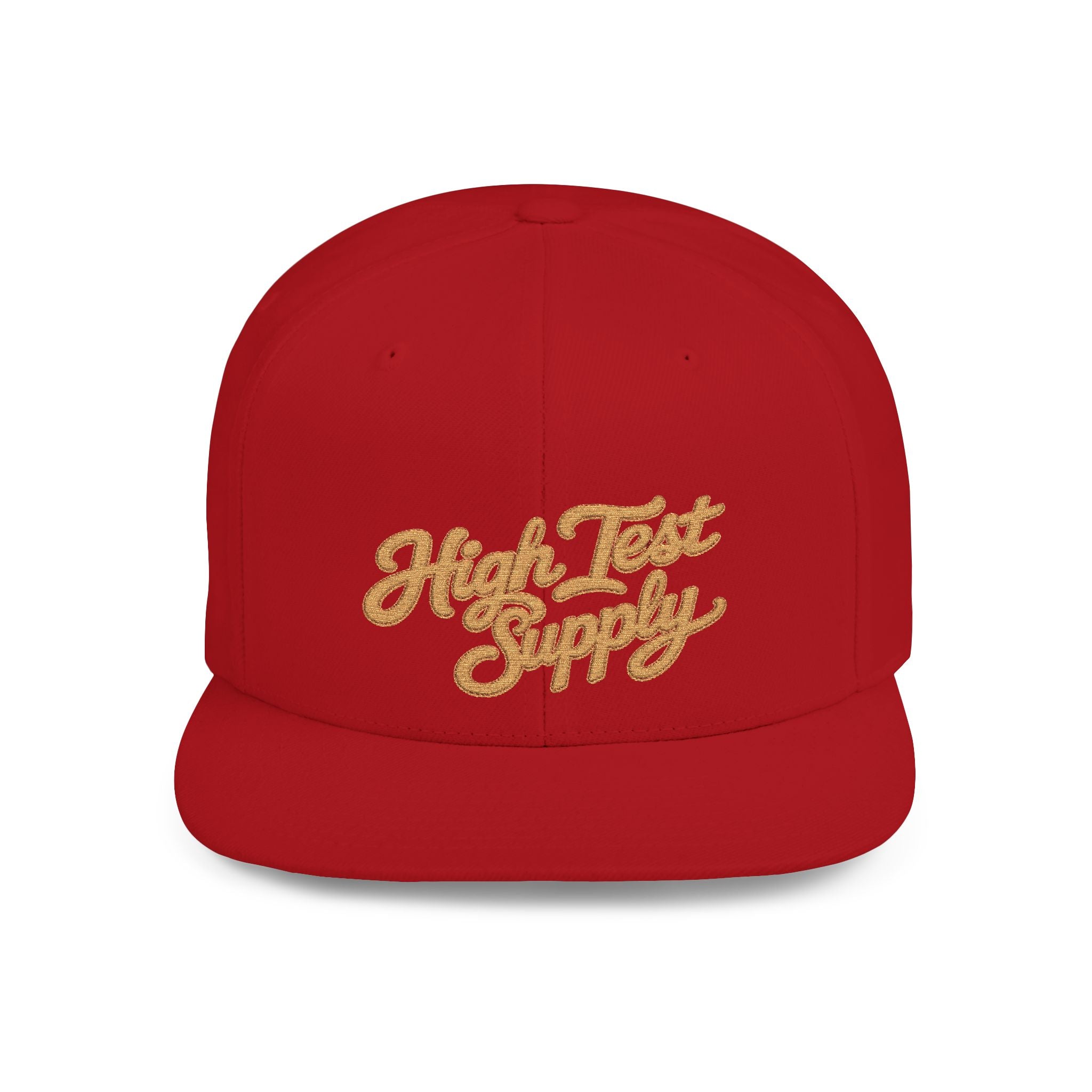 High Test Gold Flat Bill Snapback