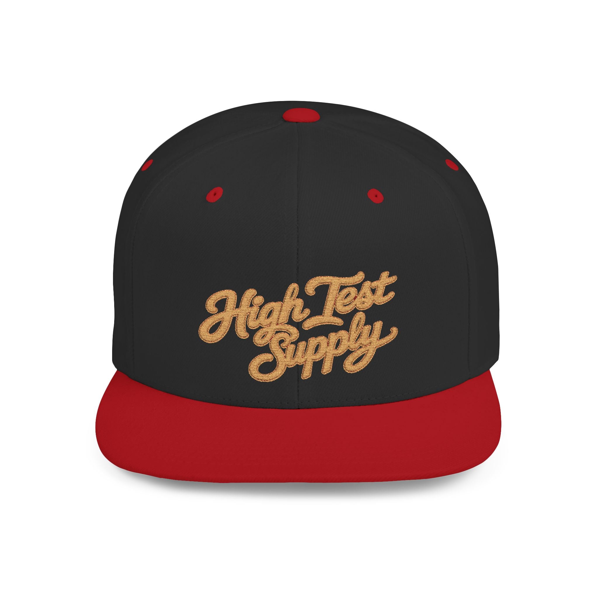 High Test Gold Flat Bill Snapback