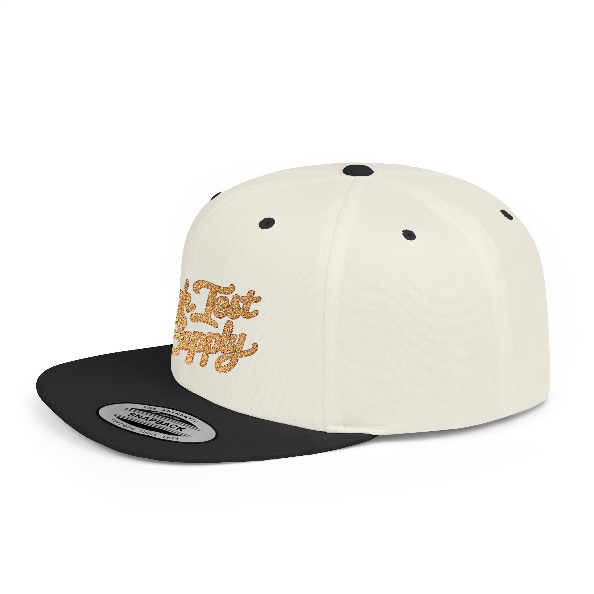 High Test Gold Flat Bill Snapback