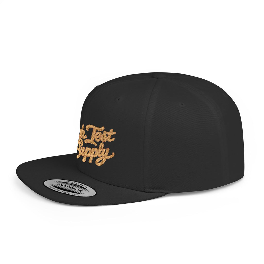 High Test Gold Flat Bill Snapback