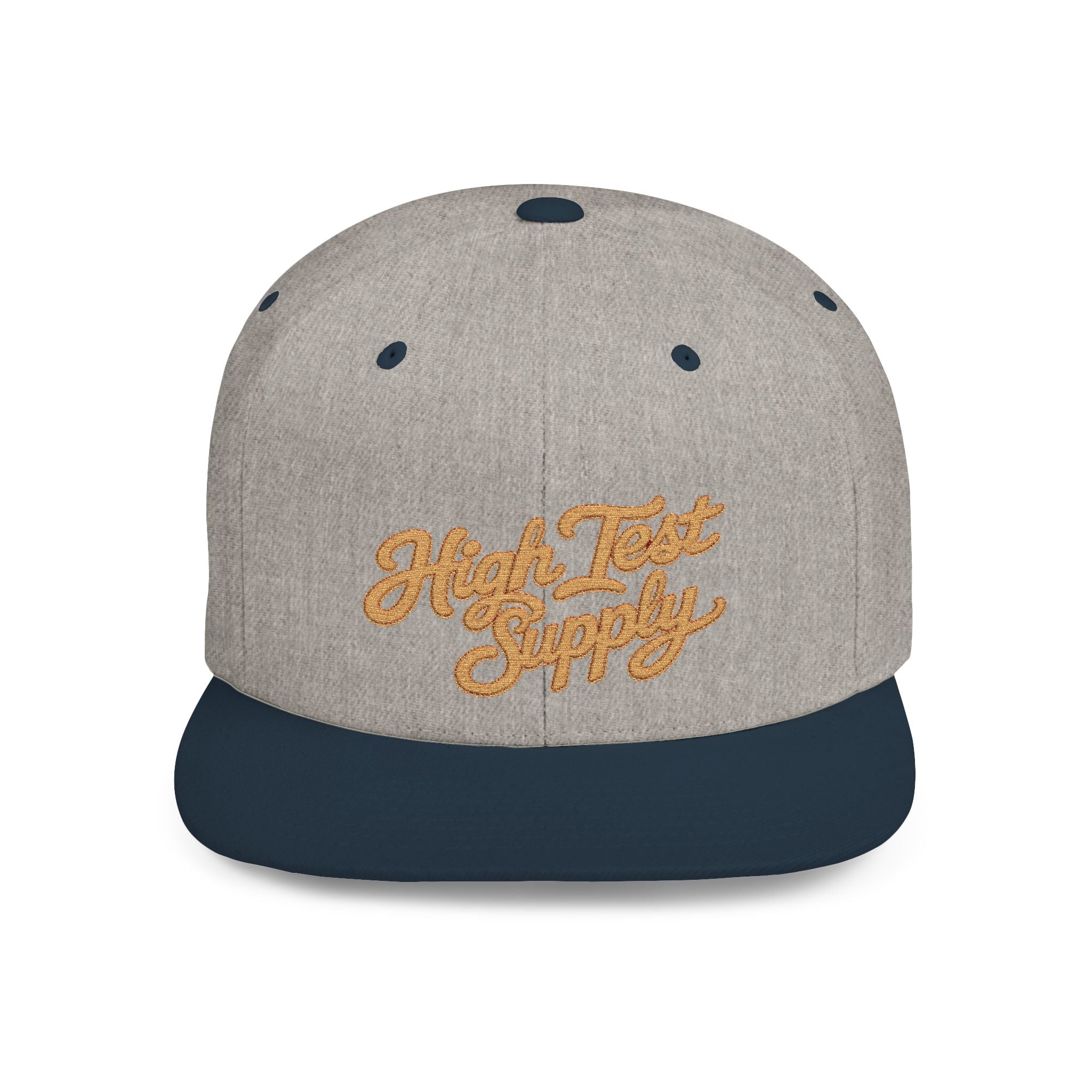 High Test Gold Flat Bill Snapback