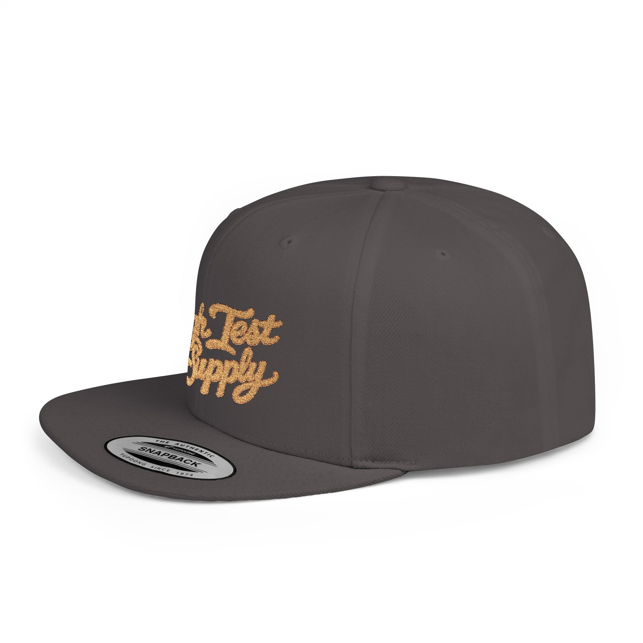 High Test Gold Flat Bill Snapback