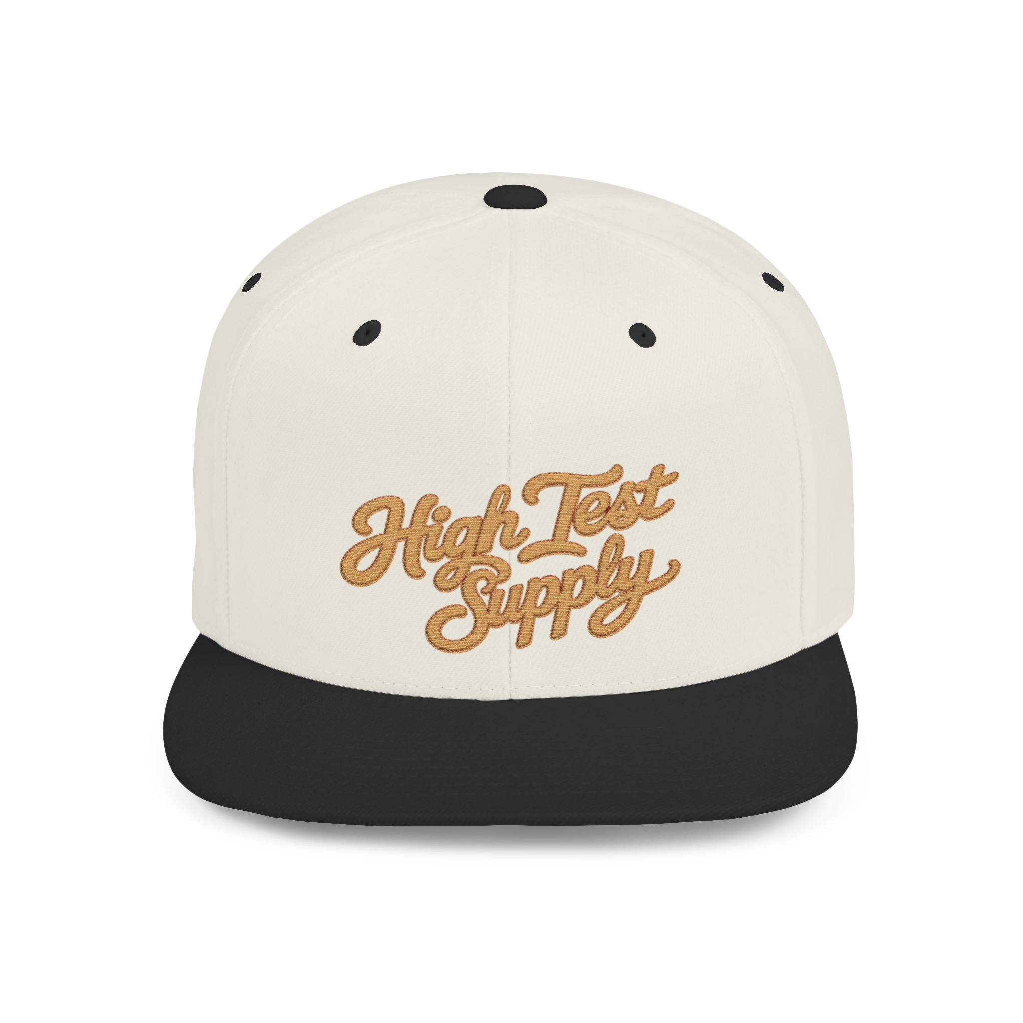 High Test Gold Flat Bill Snapback