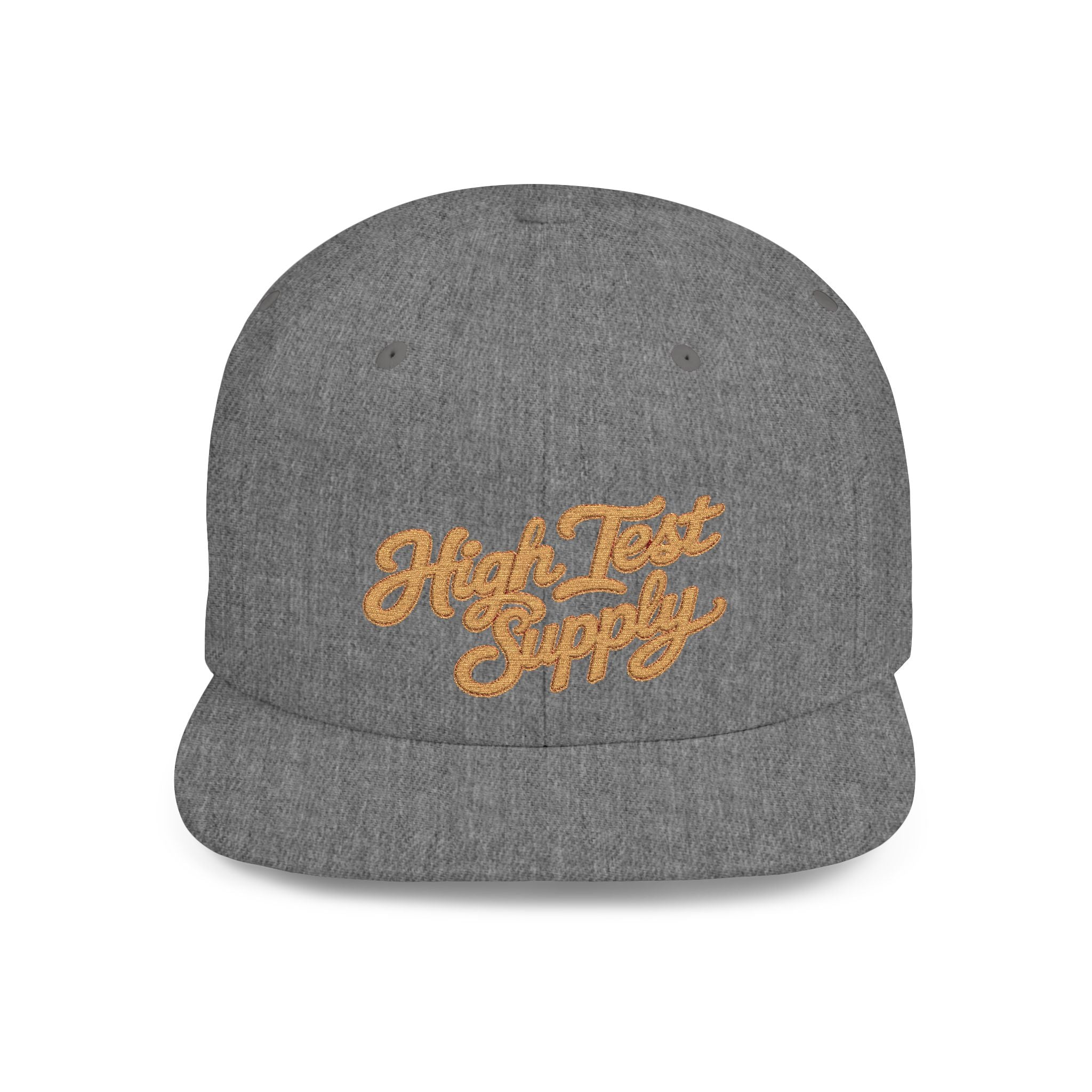 High Test Gold Flat Bill Snapback