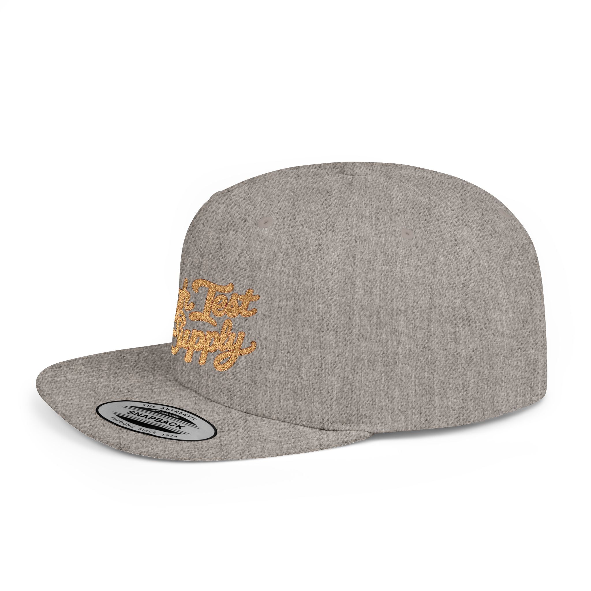 High Test Gold Flat Bill Snapback