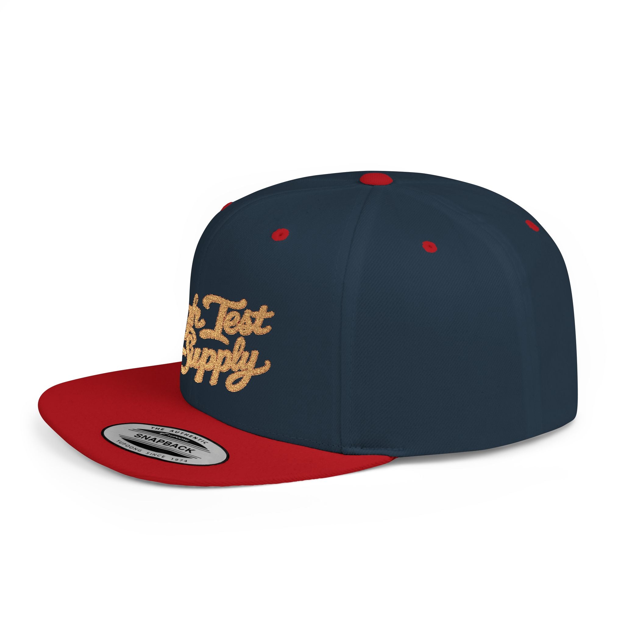 High Test Gold Flat Bill Snapback