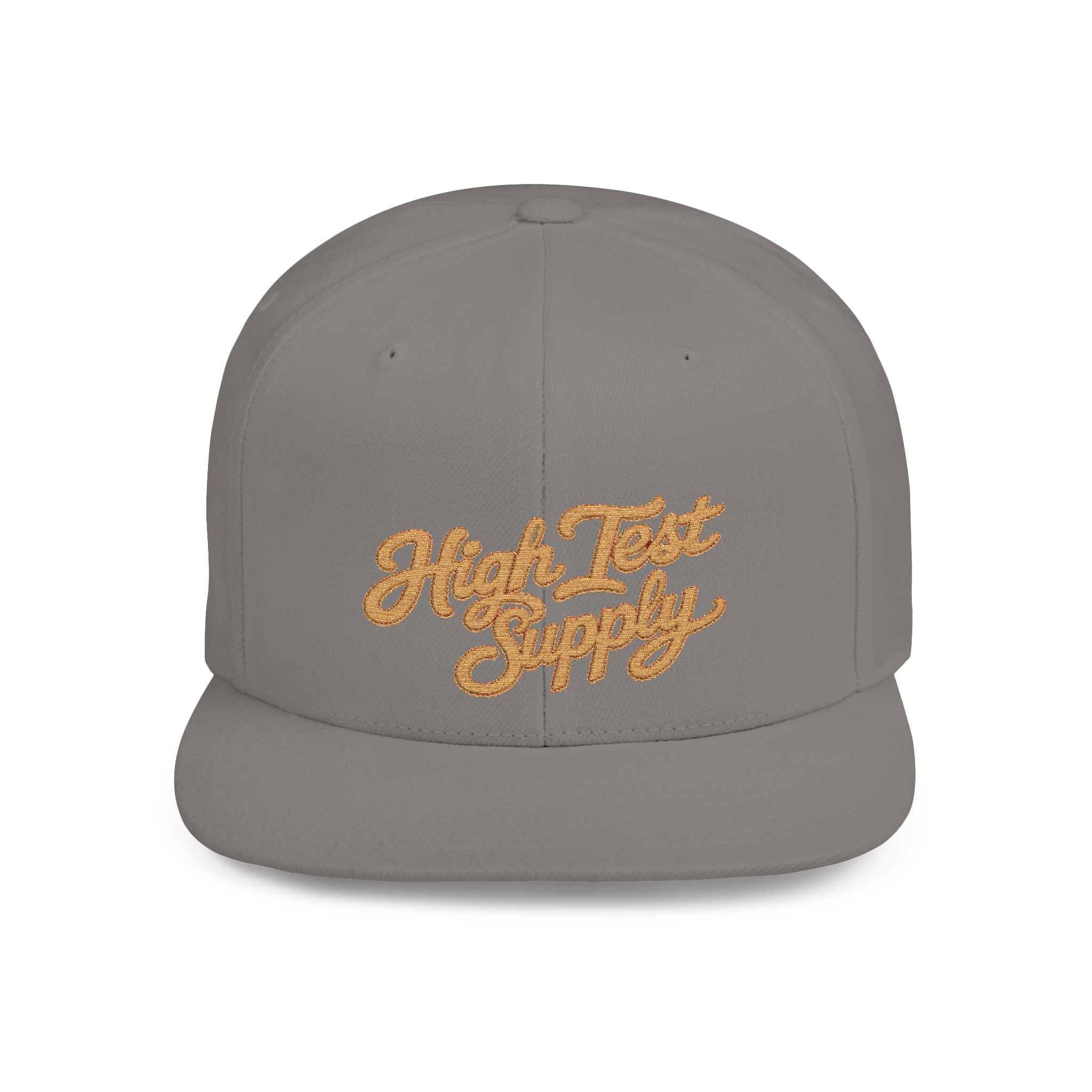High Test Gold Flat Bill Snapback