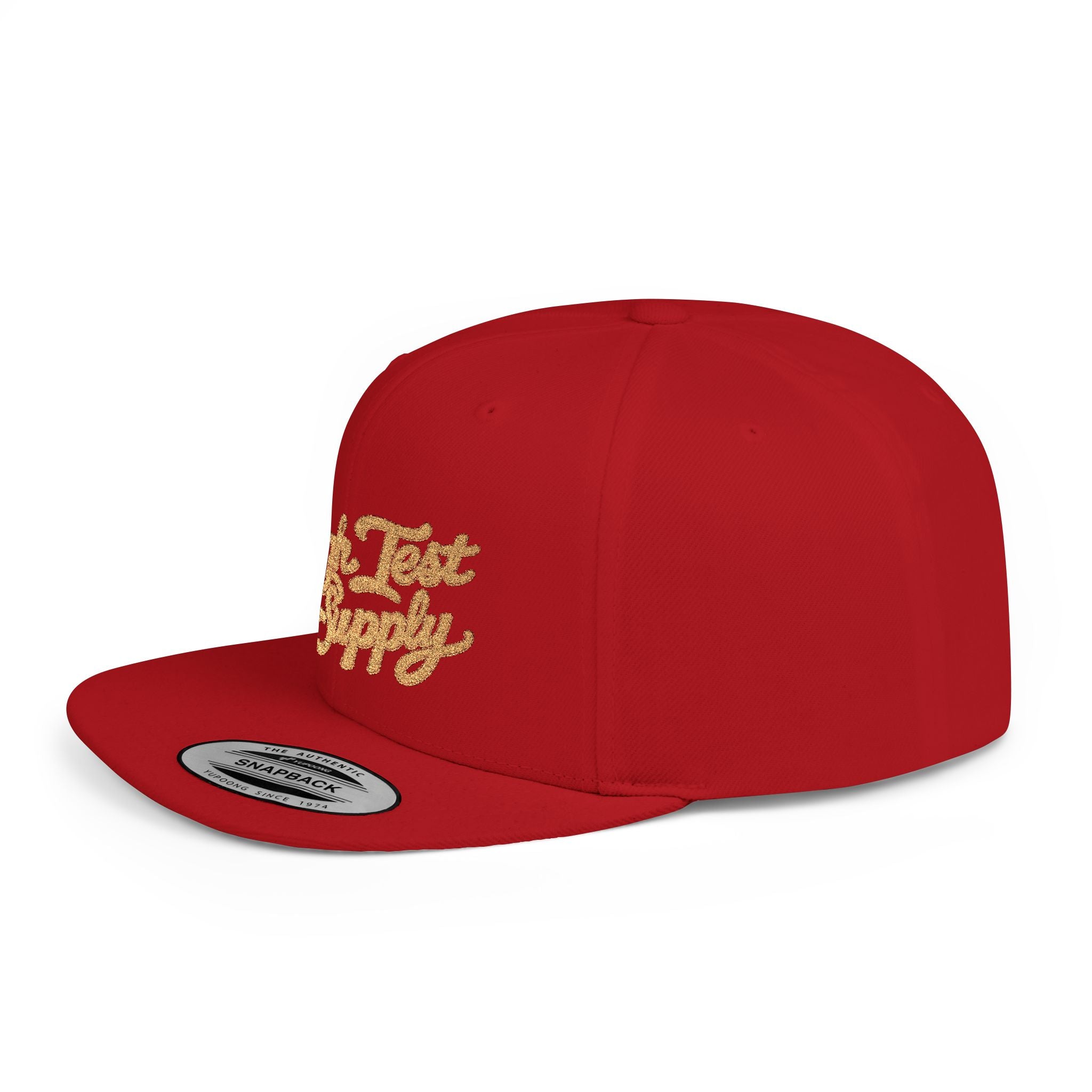 High Test Gold Flat Bill Snapback