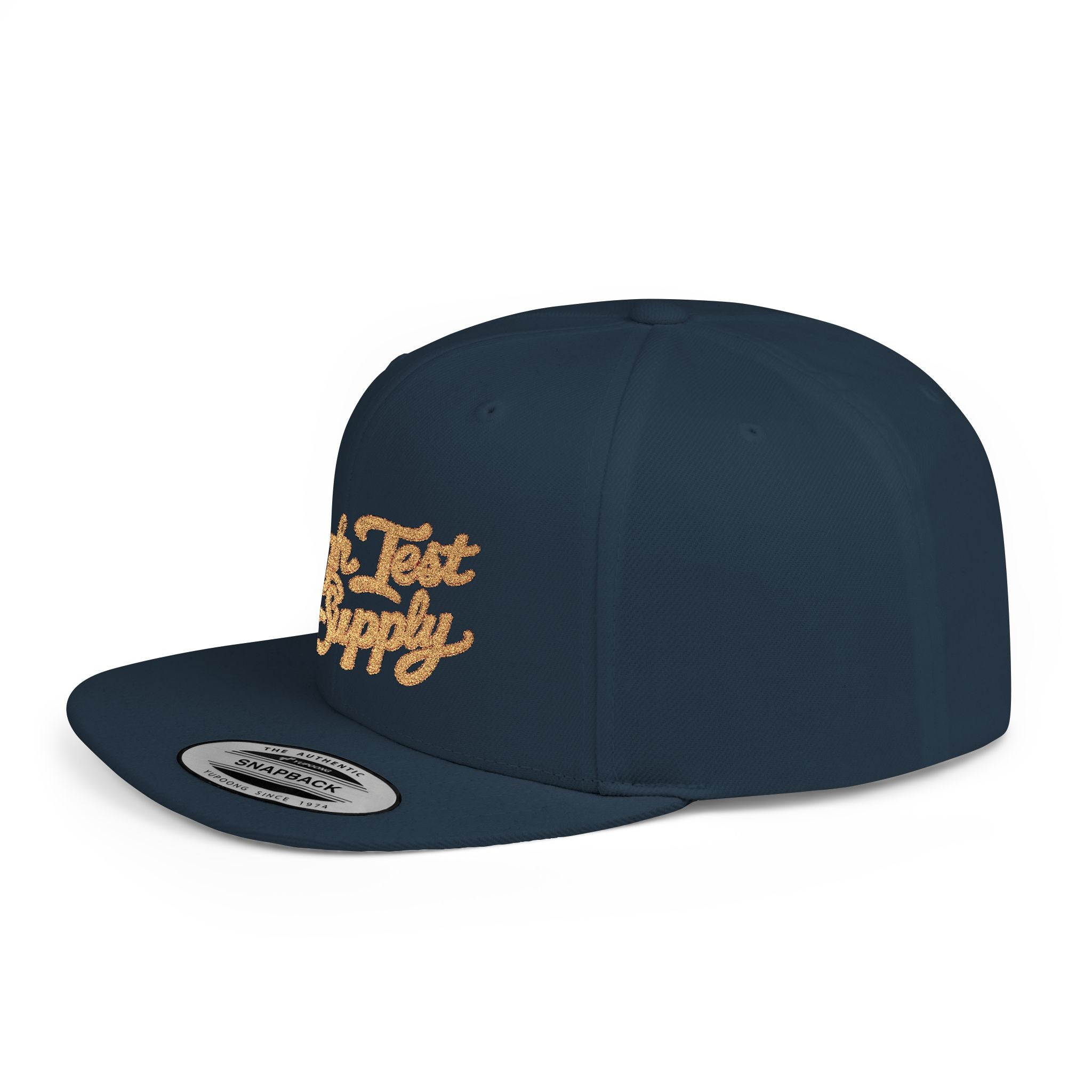 High Test Gold Flat Bill Snapback