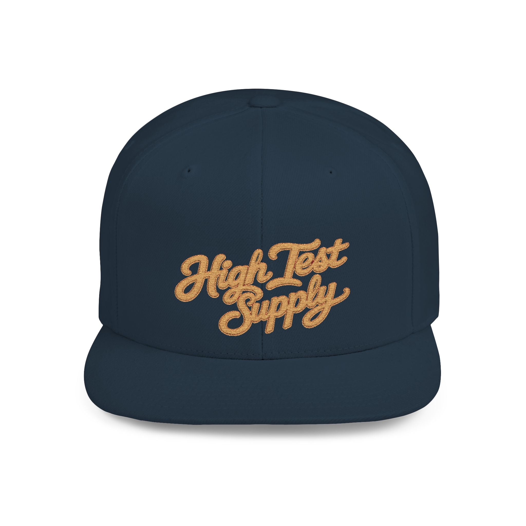 High Test Gold Flat Bill Snapback