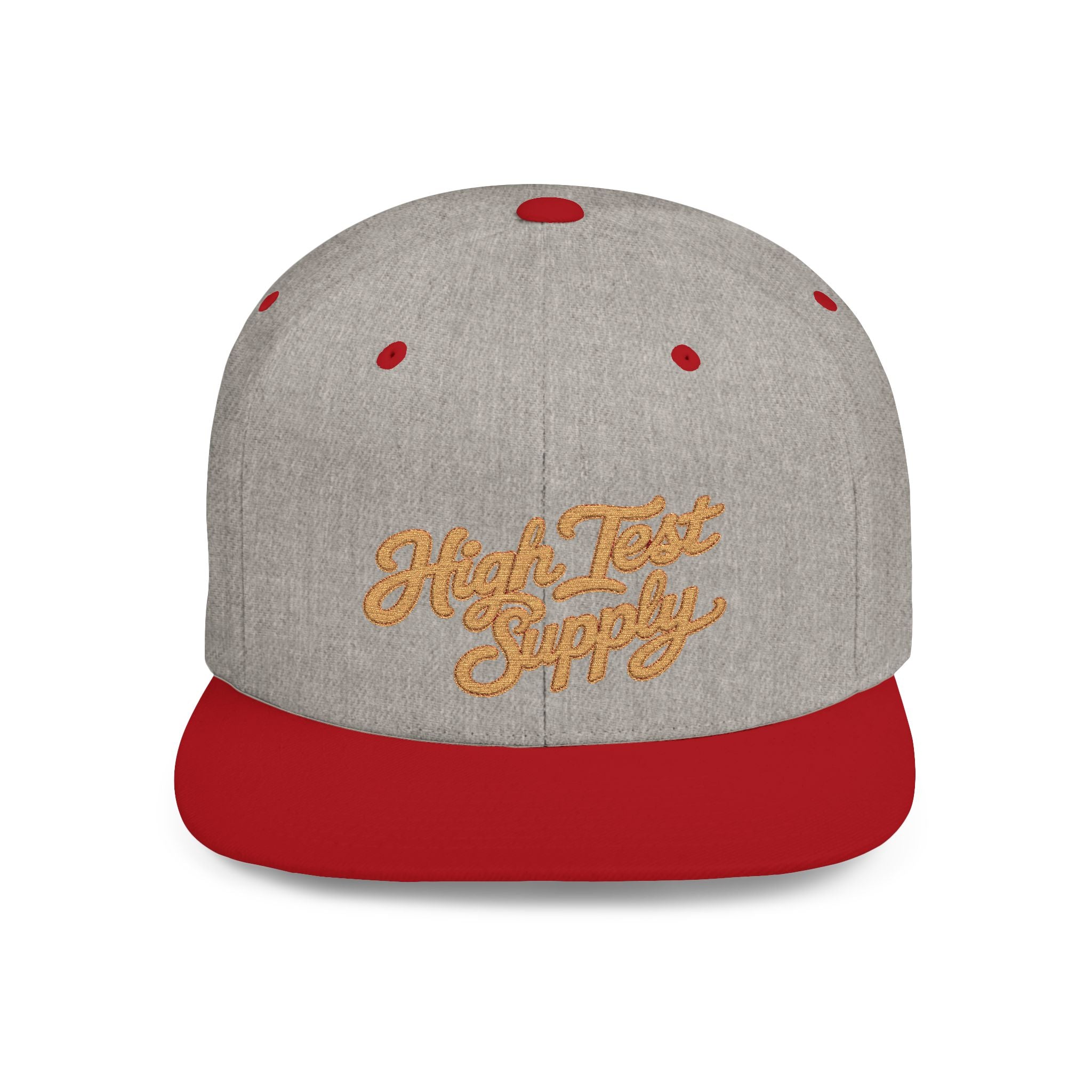 High Test Gold Flat Bill Snapback
