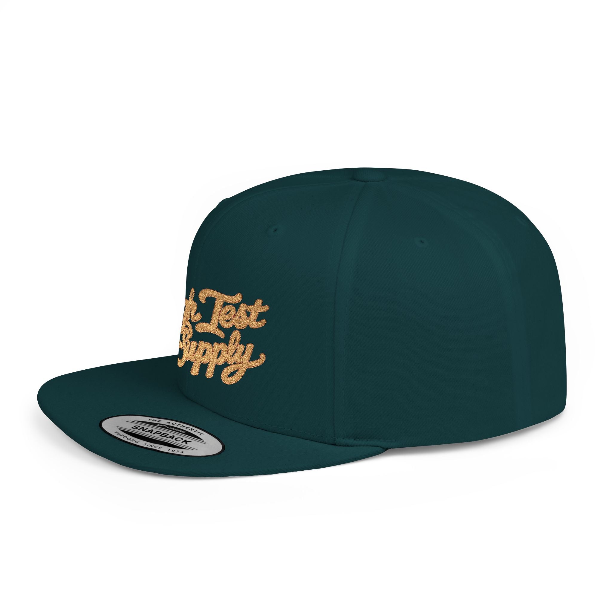High Test Gold Flat Bill Snapback