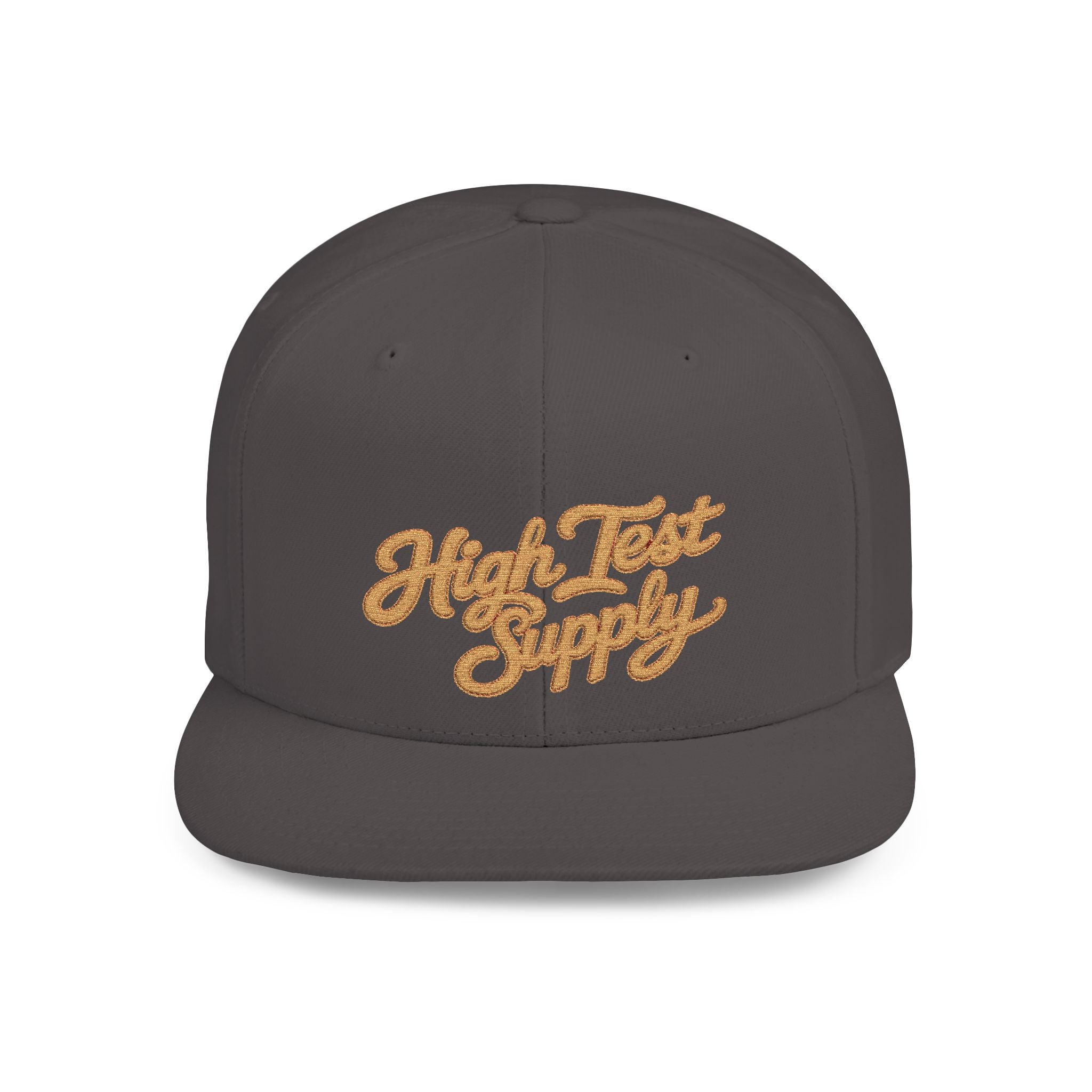 High Test Gold Flat Bill Snapback