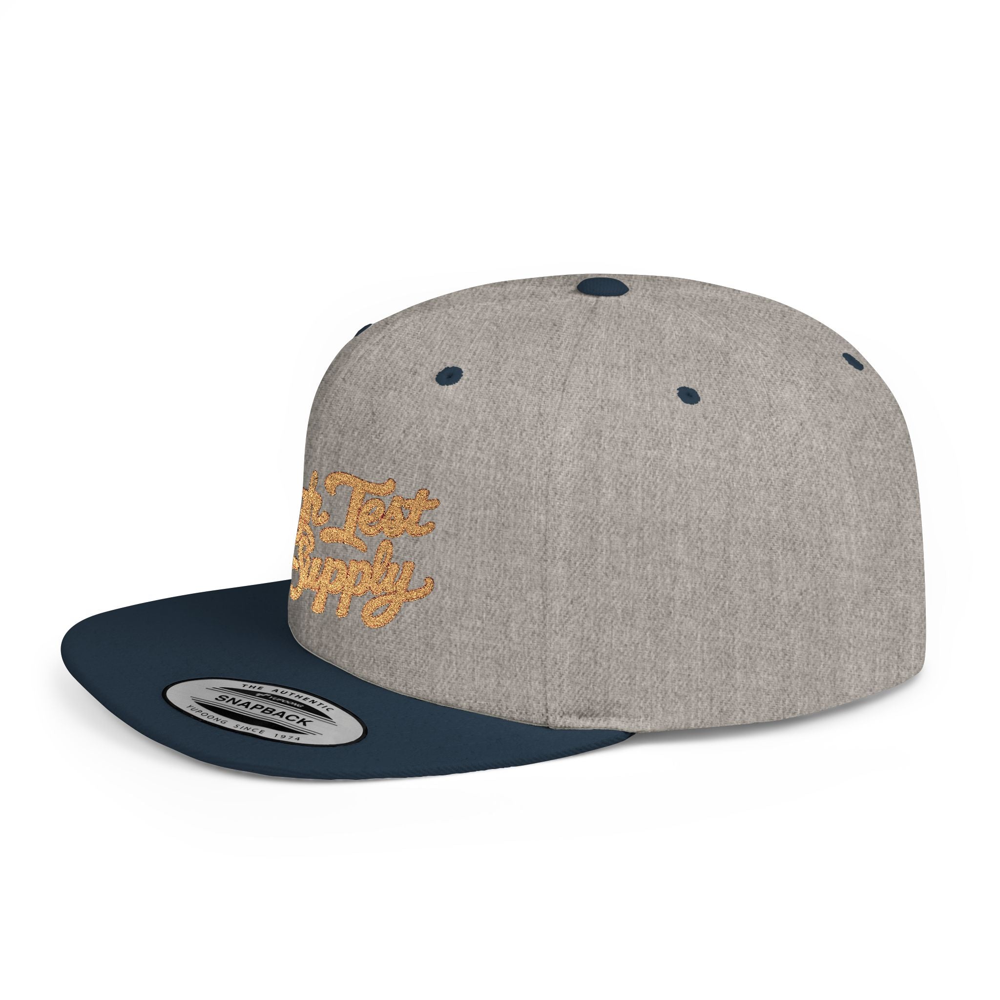 High Test Gold Flat Bill Snapback