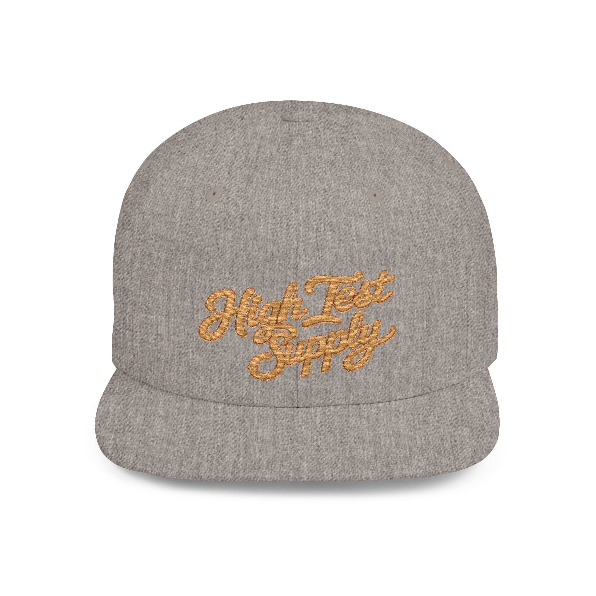 High Test Gold Flat Bill Snapback