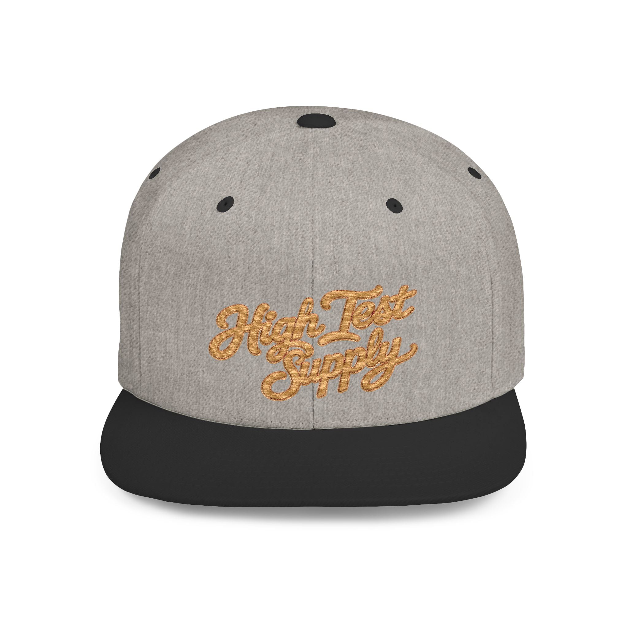 High Test Gold Flat Bill Snapback