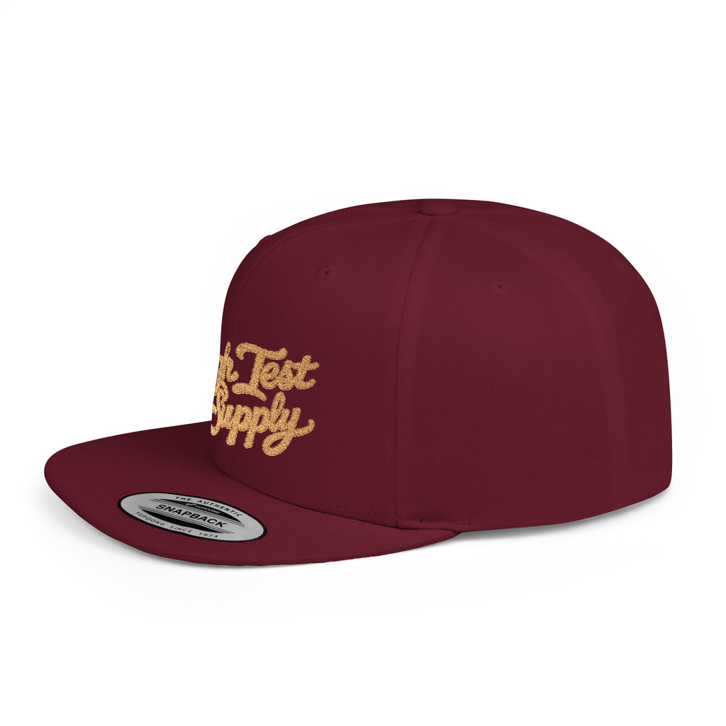 High Test Gold Flat Bill Snapback