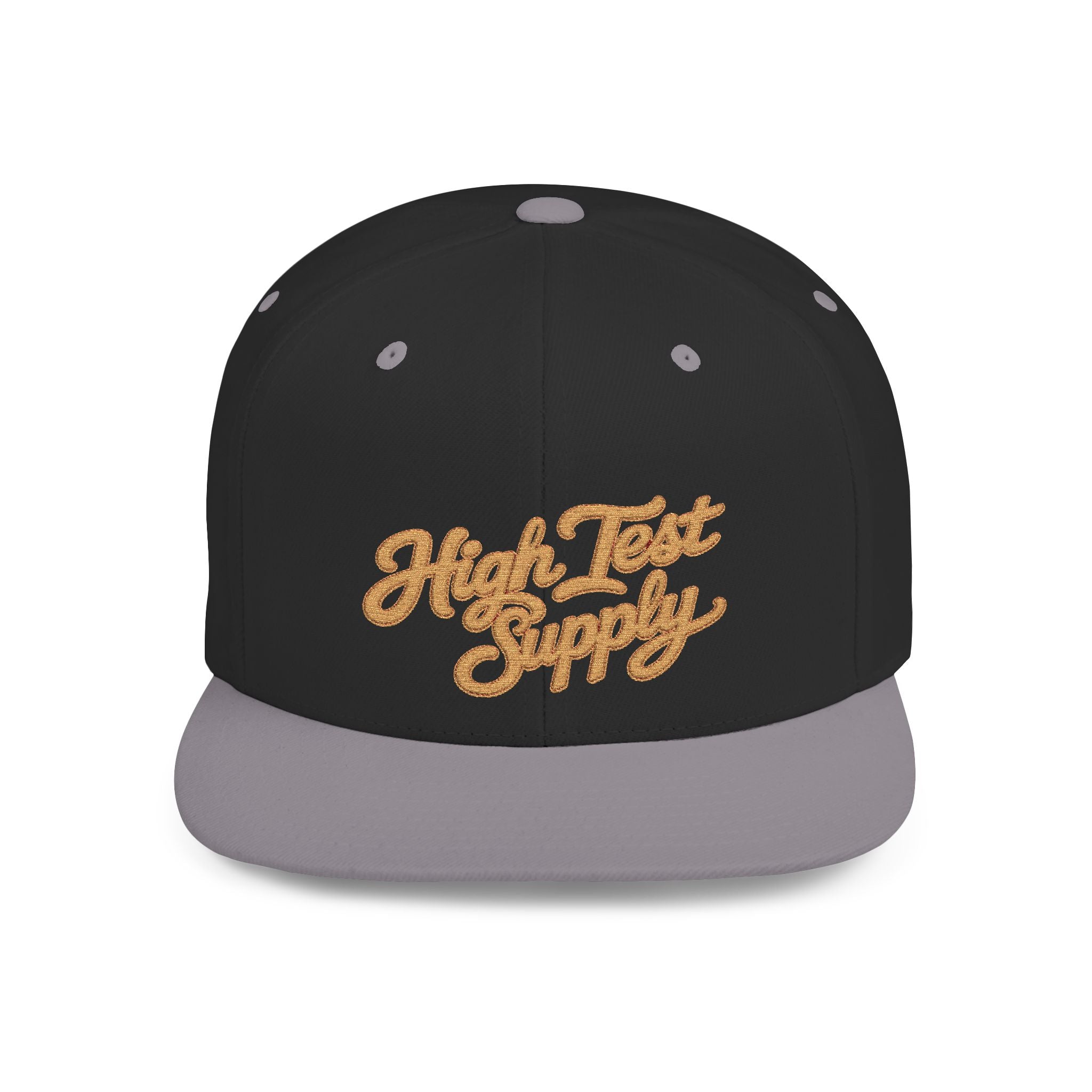 High Test Gold Flat Bill Snapback