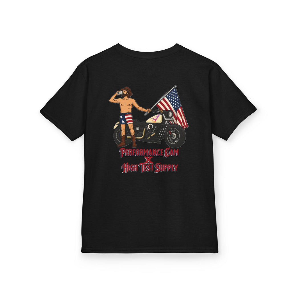 Kids Performance Cam American BA Tee