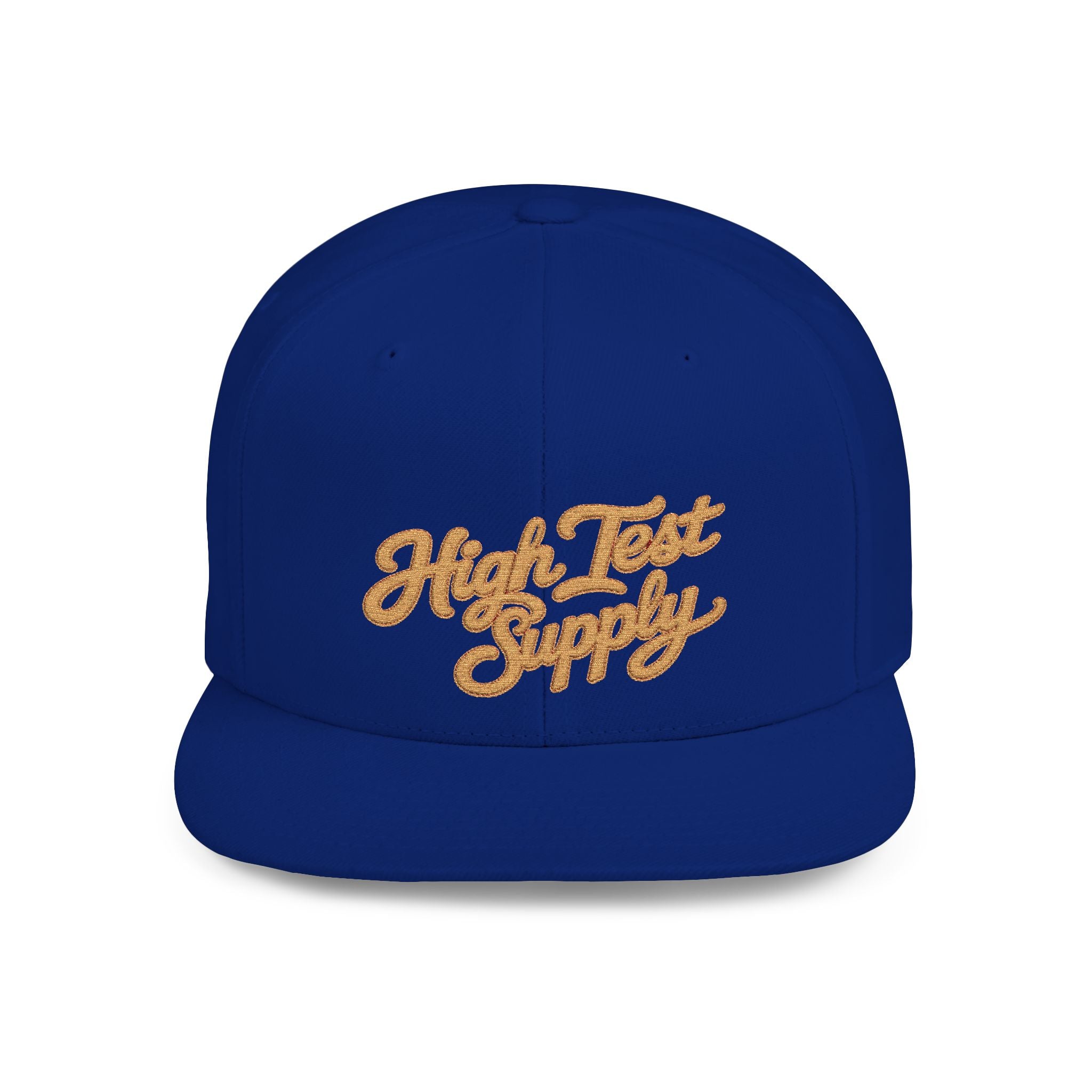 High Test Gold Flat Bill Snapback