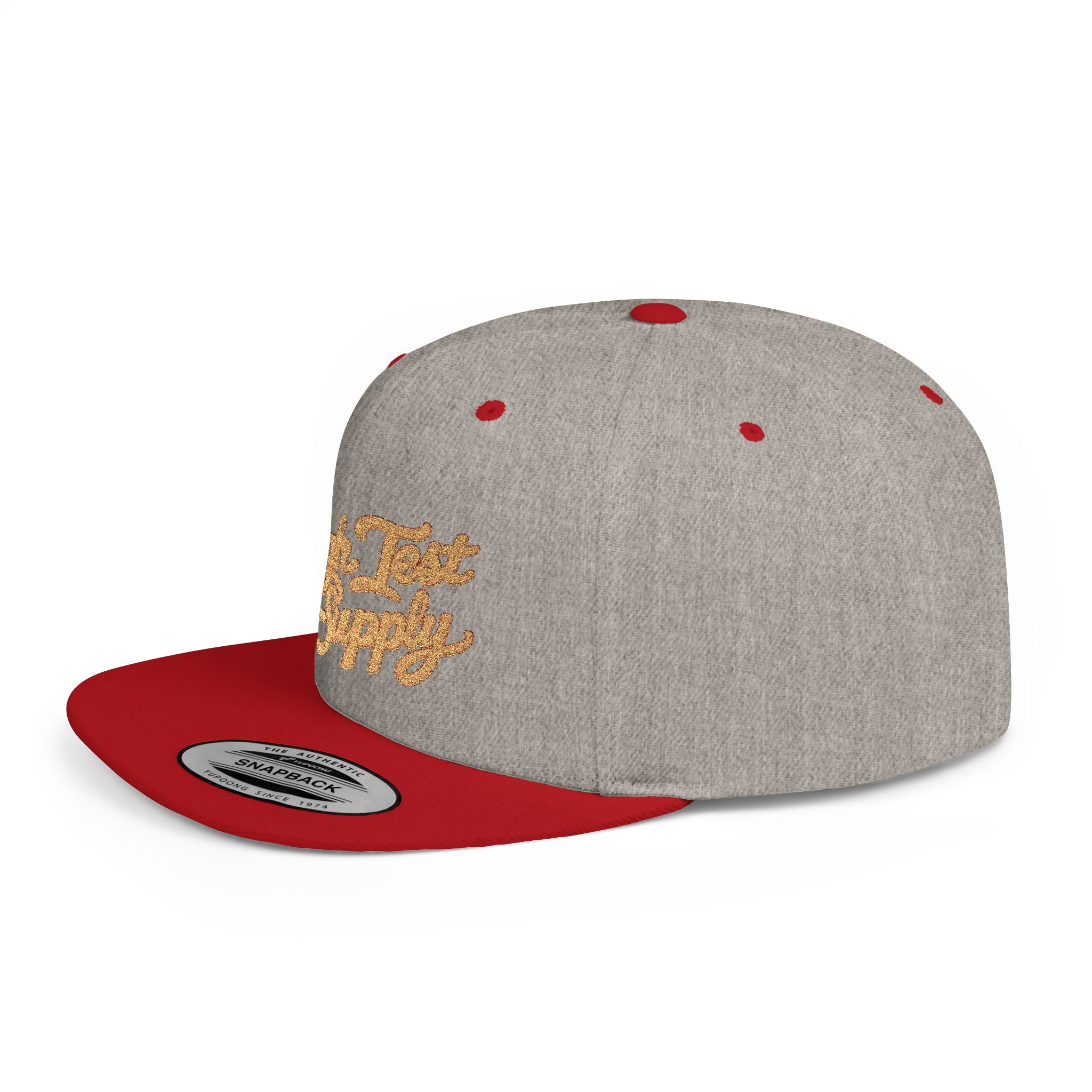 High Test Gold Flat Bill Snapback