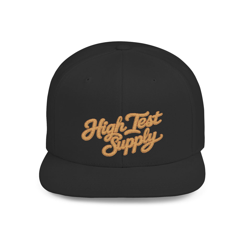 High Test Gold Flat Bill Snapback