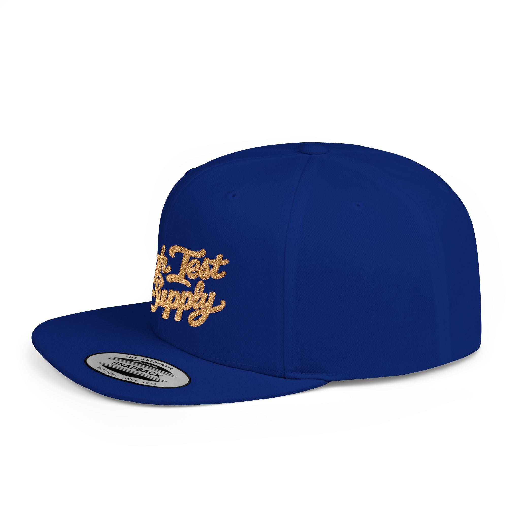 High Test Gold Flat Bill Snapback