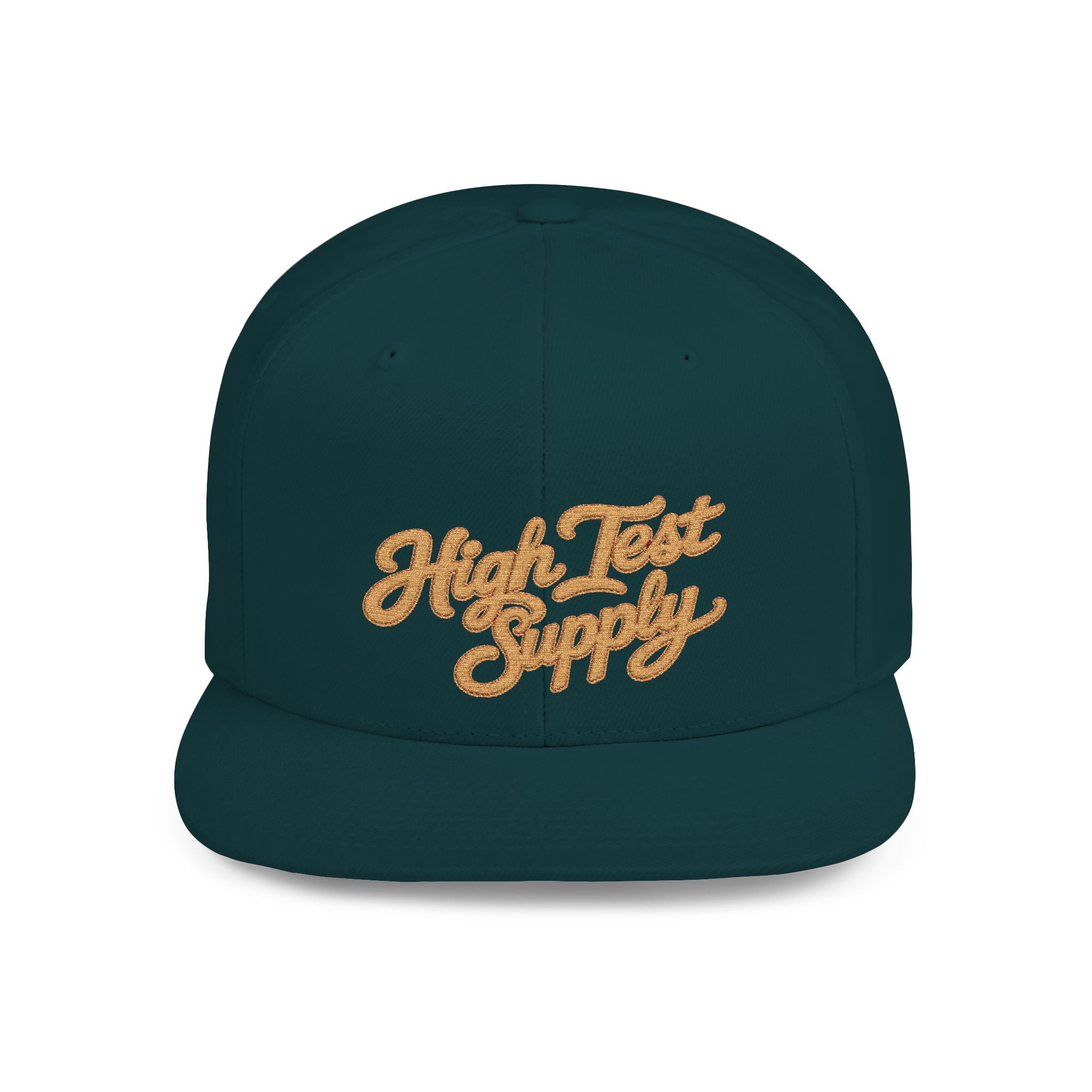 High Test Gold Flat Bill Snapback