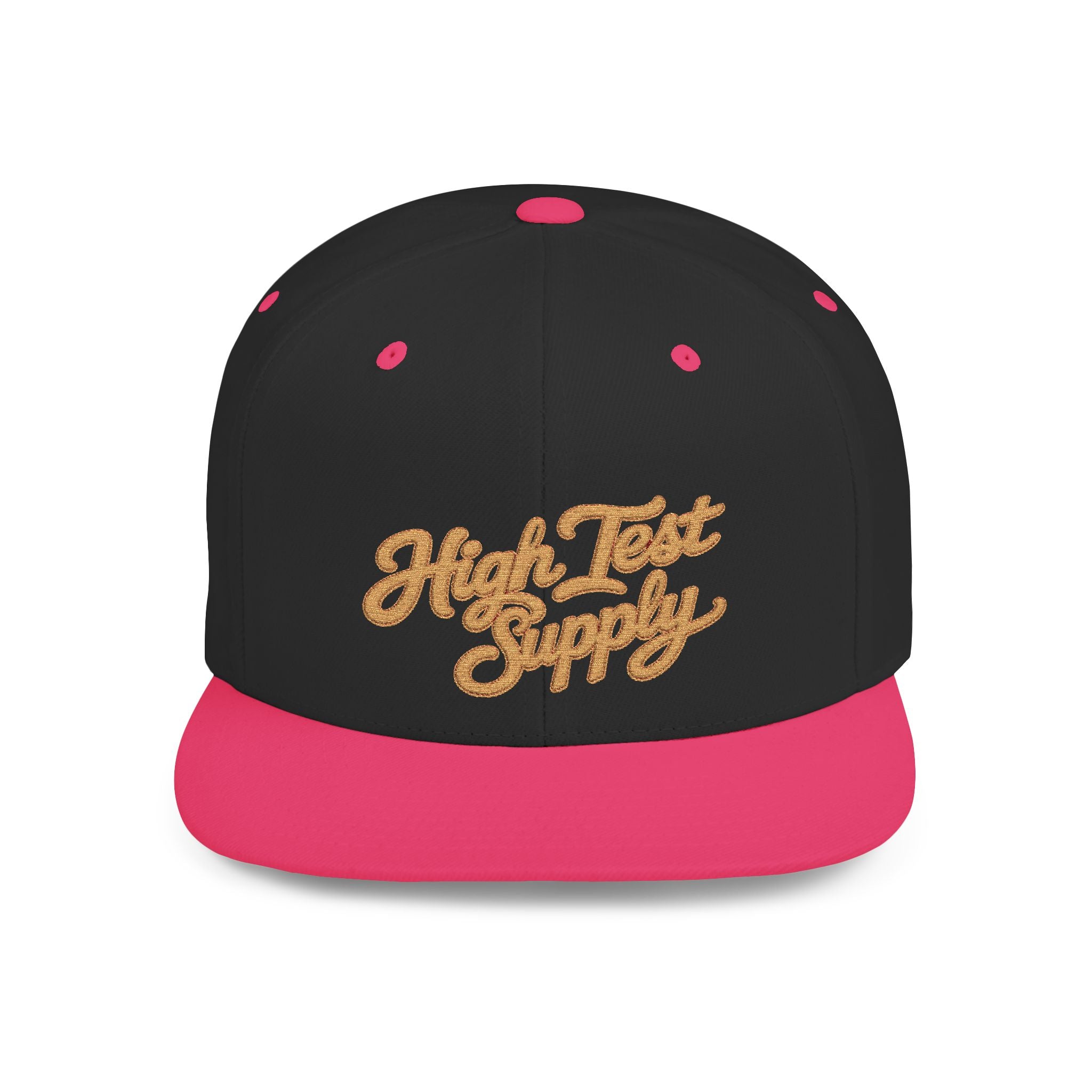 High Test Gold Flat Bill Snapback